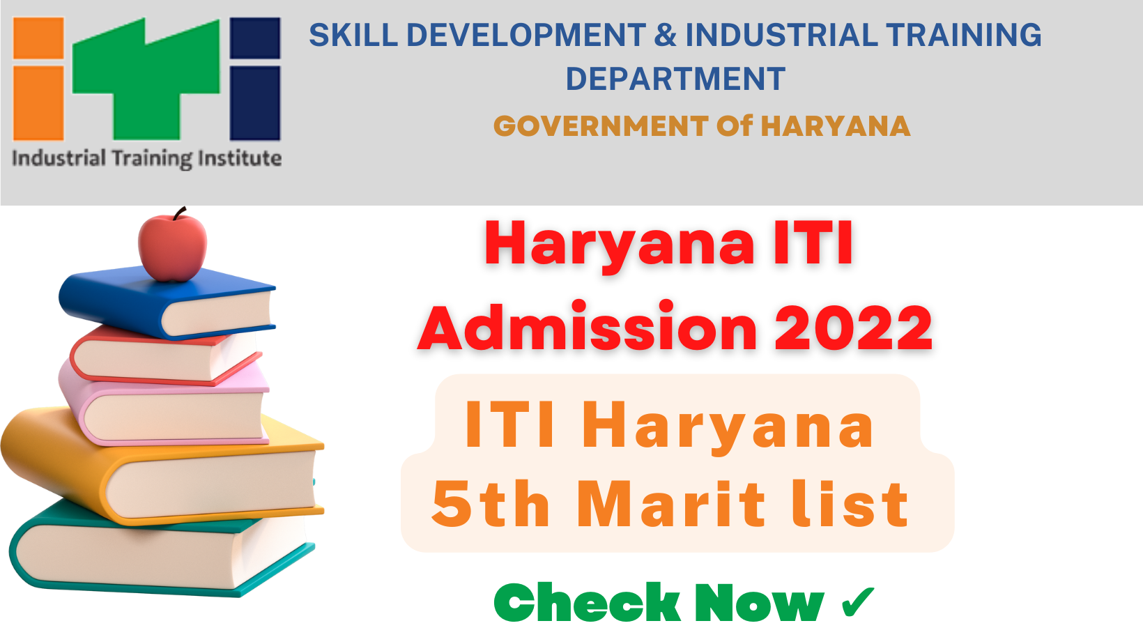 ITI Haryana Admission 2022 pdfharyana