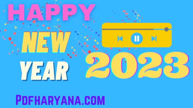 Happy New Year 2023 best wishes image pdfharyana