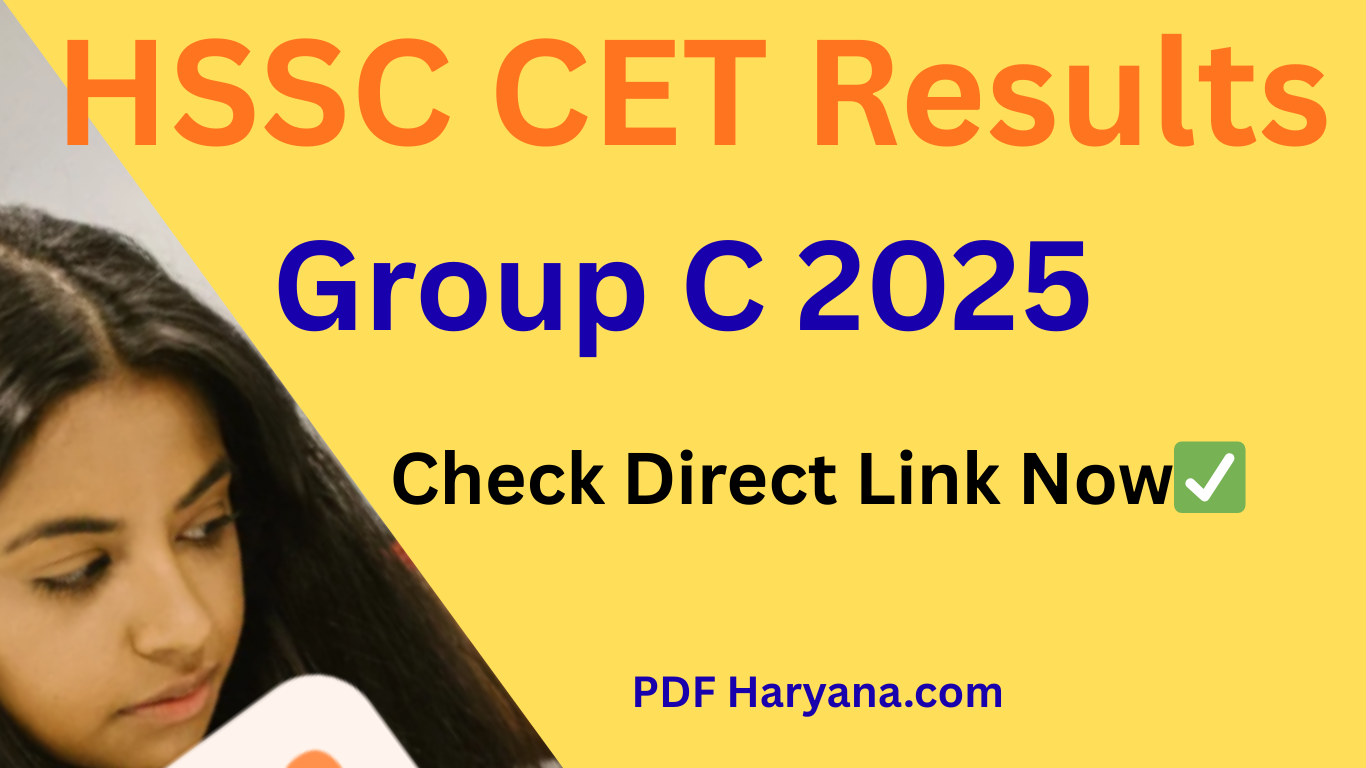 HSSC CET Group C Result 2025